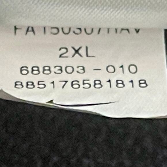 Nike Therma-Fit Hoodie Mens XXL Black Pullover Front Pockets 134.1=A0026 - Picture 11 of 12